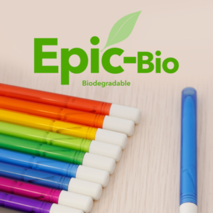 ebs-trn, Boligrafo de plástico biodegradable modelo Epic Snow Bio.