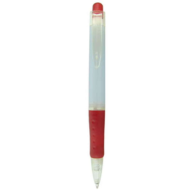 col-mlk, Boligrafo de plastico modelo colors transparente en colores amarillo,azul,morado,naranja,rojo,verde