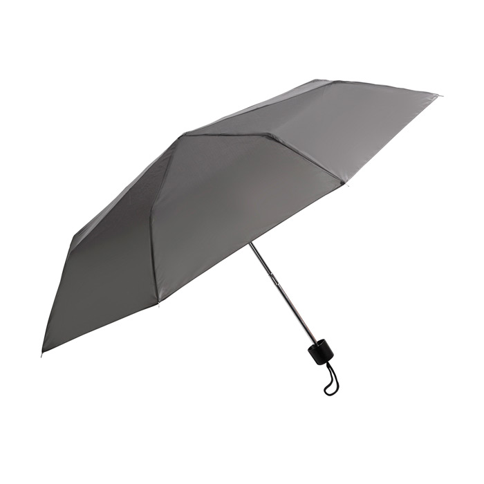 TX-197, Paraguas Balerna. Paraguas plegable de 8 varillas, fabricado en 190T pongee, eje y costillas de acero + fibra de vidrio, mango de plástico ABS.